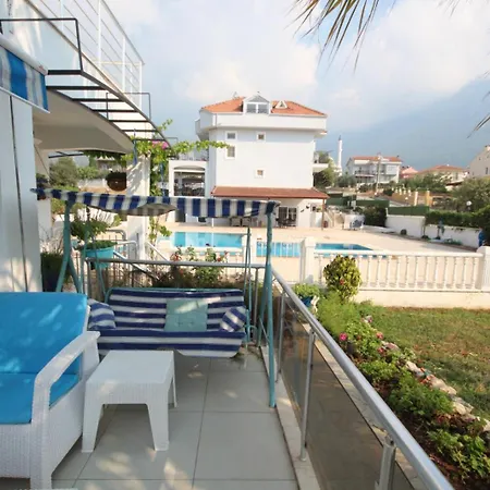 Вилла White With Pool , Garden ,balcony With Amazing Panorama Фетхие