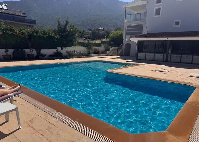 White With Pool , Garden ,balcony With Amazing Panorama Фетхие