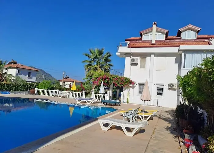 White With Pool , Garden ,balcony With Amazing Panorama * Фетхие