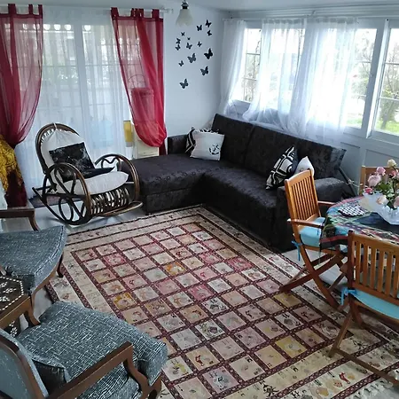 Villa White With Pool , Garden ,balcony With Amazing Panorama *